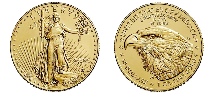 Moneda de oro American Eagle