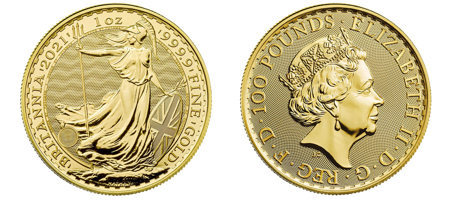 Moneda de oro Britannia