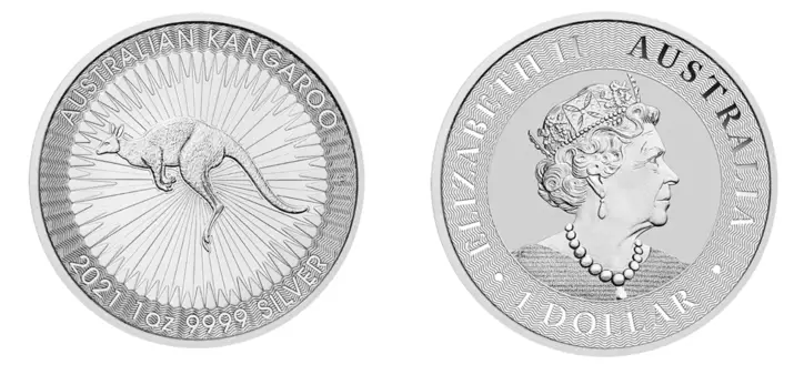 Canguro australia moneda plata