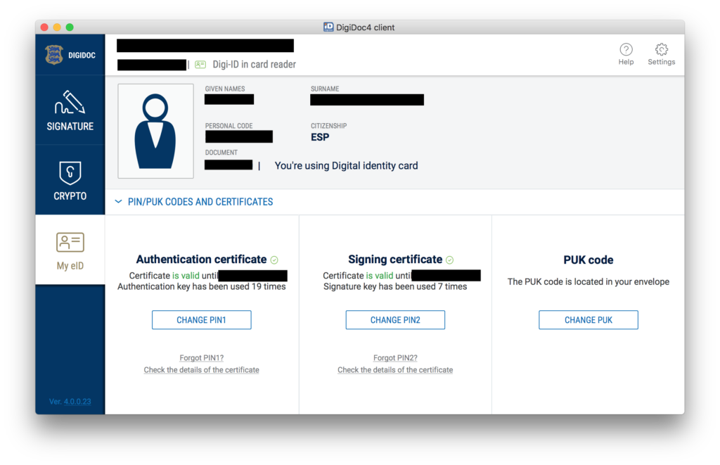 Estonia E-Residency Digidoc