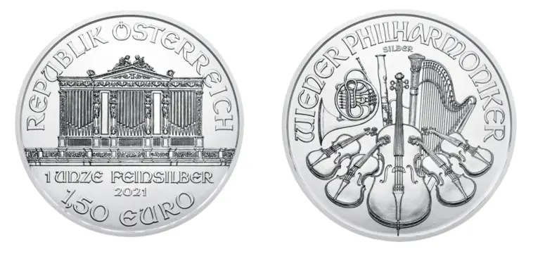 Filarmónica Viena Moneda de plata