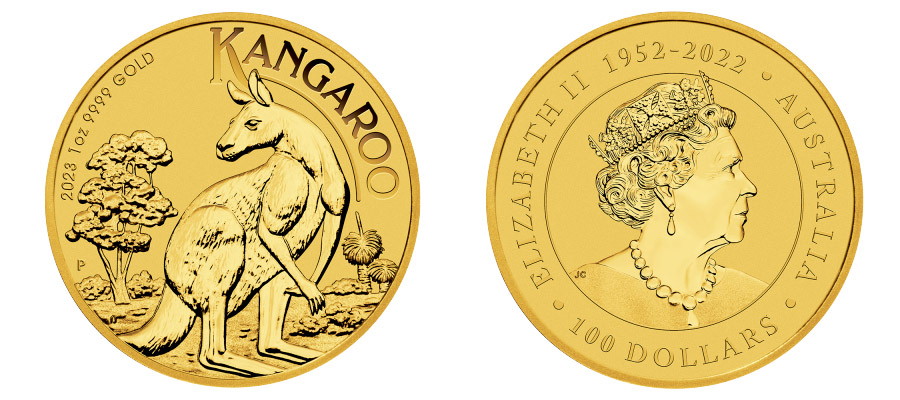 Moneda de oro Canguro de Australia