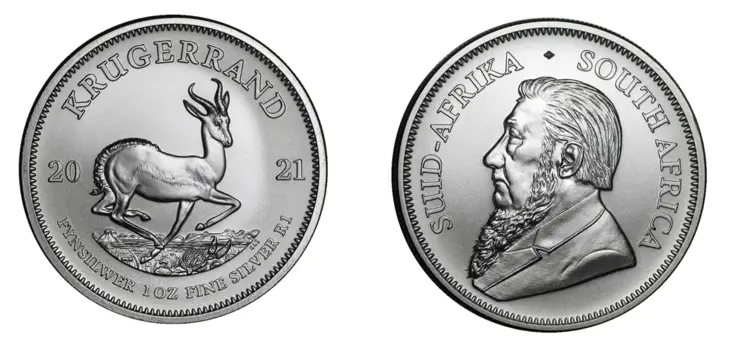 Krugerrand Moneda de plata